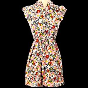 LOFT FLORAL DRESS SIZE SMALL
